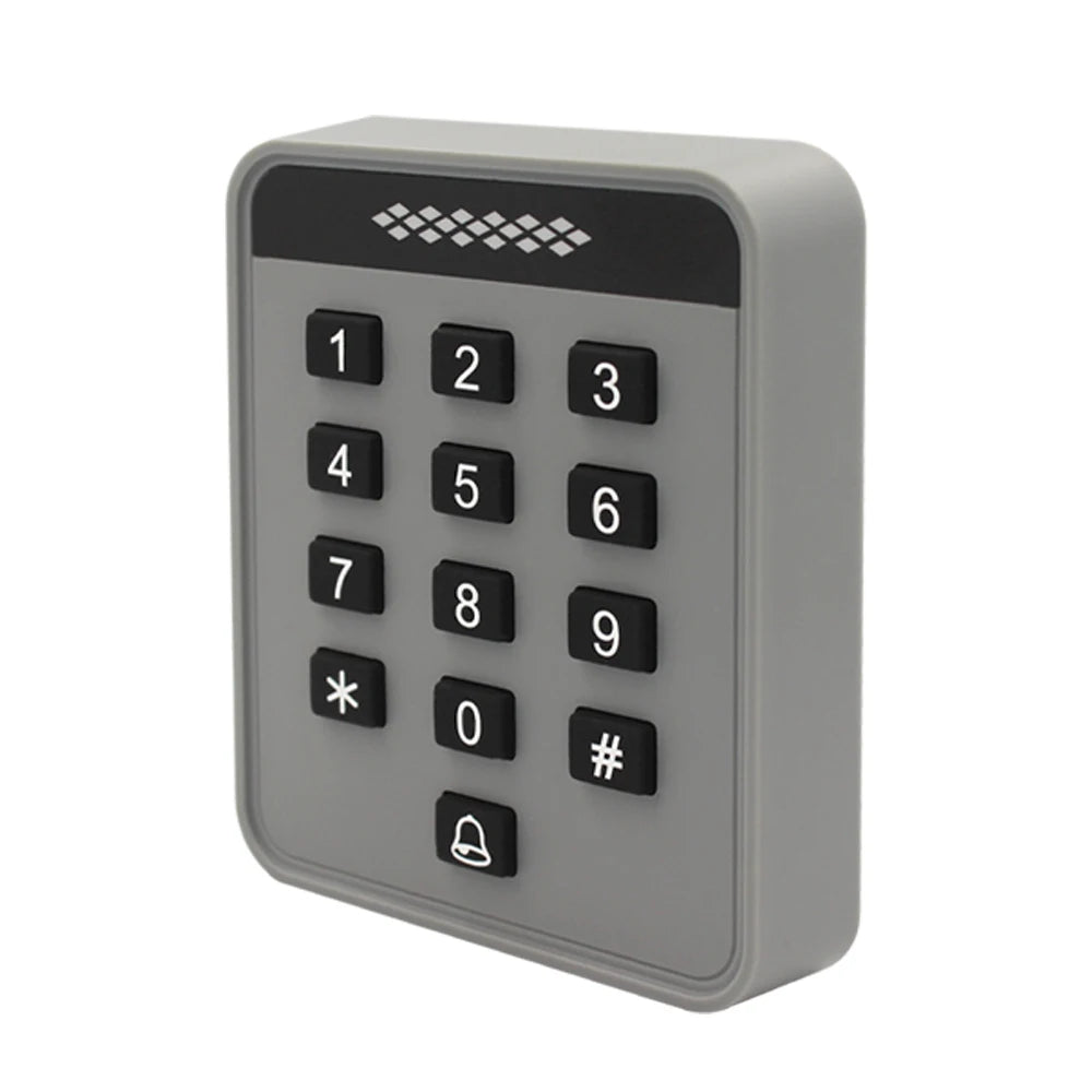 Standalone RFID Access Control Keypad: 1000 User Capacity, Waterproof Design, Keyboard Password, 125KHz/13.56MHz Card Reader Vue