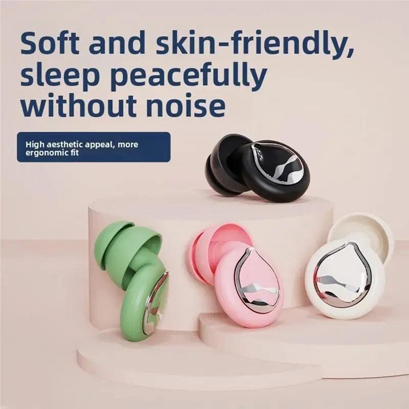 Hot-Silicone Earplugs For Noise Reduction, Immersive Sleep & Silent Protection For Adults Vue