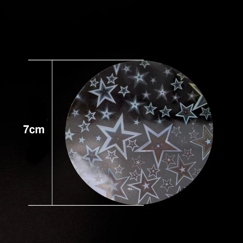 100pcs 58mm Laser Star Badge Button Protective Films | PVC Badge Making Supplies Vue
