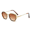 Vintage Punk Geometric Metal Sunglasses Unisex UV400 Fashion Sunglasses Vue A7