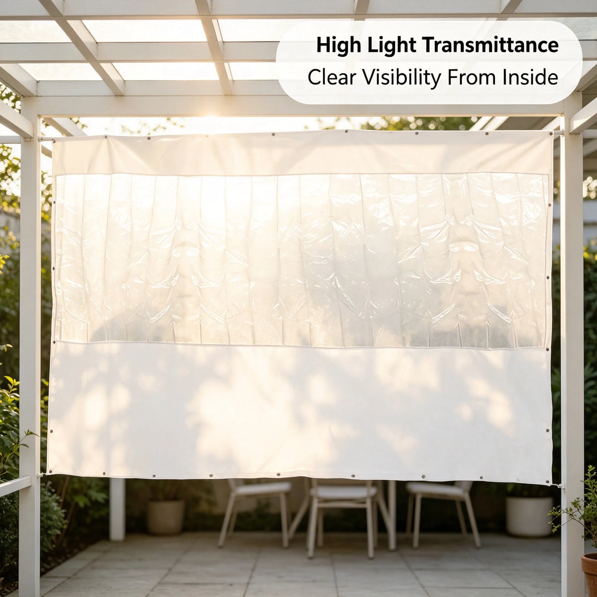 Heavy Duty Waterproof PVC Tarp 8×13ft | Patio & Camping Cover Waterproof PVC Tarpaulin Vue