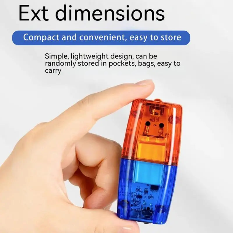 LED Shoulder Warning Strobe Light – USB Rechargeable, IP65 Warning Strobe Light Vue