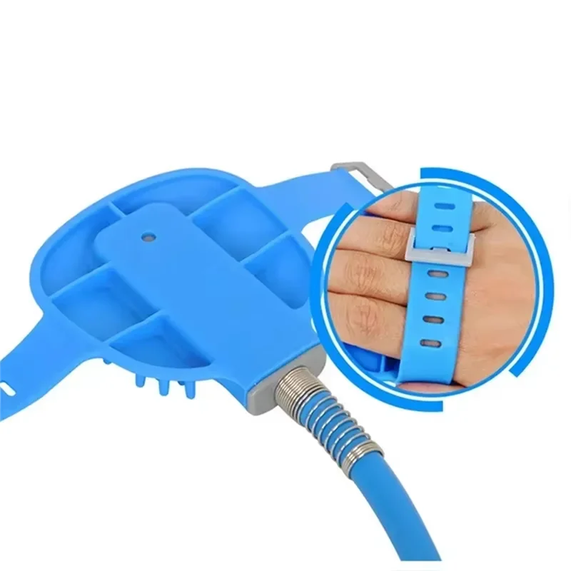 ABKW-Dog & Cat Pet Shower Tool–Portable Silicone Massage Nozzle Bathing Kit With Adjustable Water Pressure Hose Vue