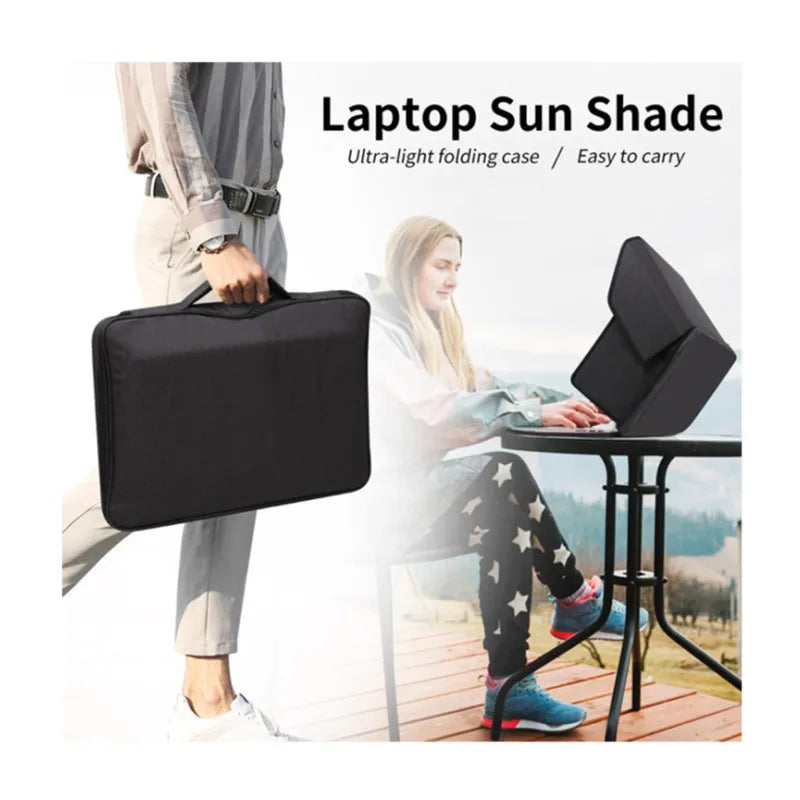 Spot Hot-selling Outdoor Laptop Sunshade Computer Privacy Cover Foldable Portable Protective Cover Vue