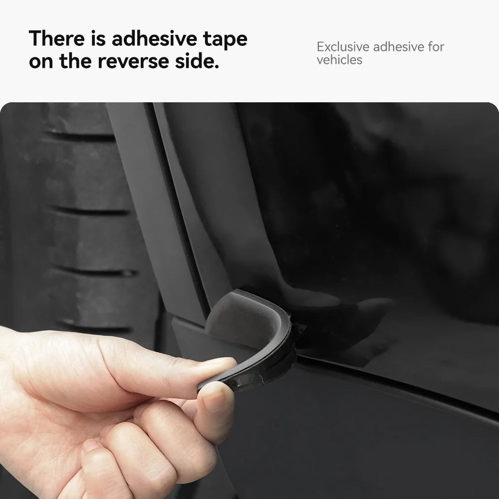 4PCS YZ For Tesla Model Y Juniper 3 Highland Car Door Corner Protective Sticker Anti-Collision PVC Strip Auto Accessories 2025 Vue