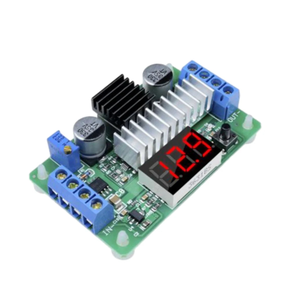 DC-DC Convertor 100W Boost Power Supply Module DC3.5-30V to DC3.5-30V Step-up Adjustable Power Supply Board with Red LED Display Vue
