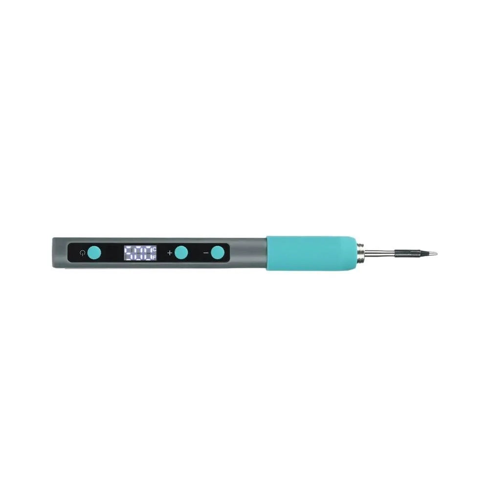 12W KSD-153 Digital Soldering Iron Type-C USB 5V Adjustable Temp 200-500℃ LED Display ℃/℉ Memory Function Welding Repair Tool Vue