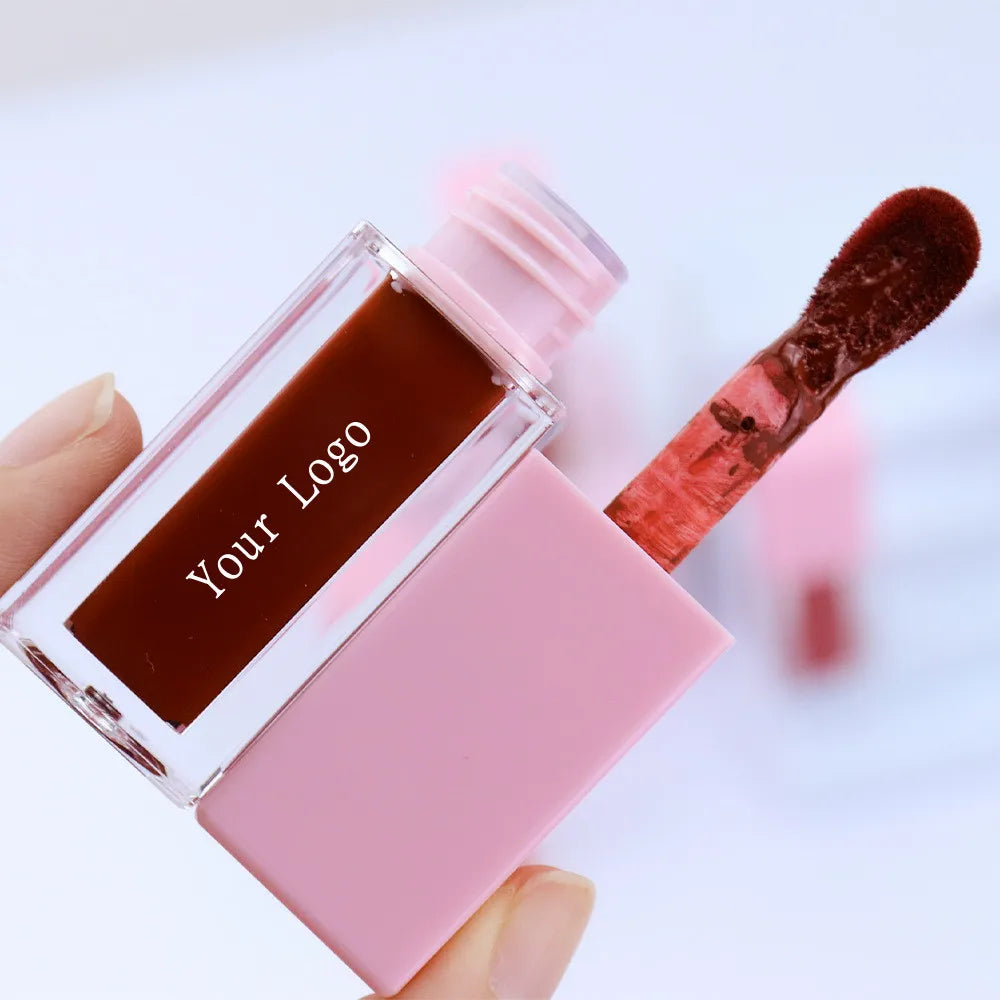 Private Label Lipstick Liquid Vegan Cruelty Free Nude Red Long Lasting Lipsticks Waterproof Matte Lip Gloss Pink Vue 1pcs sample