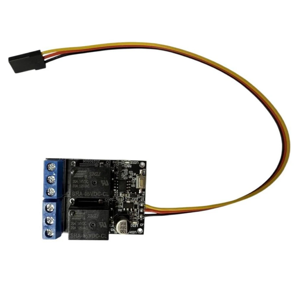 RC Model 2 Channel PWM Relay Switch Receiver Controlled Electronic Switch for Aircraft Car Model 4.8-8.4V Max 20A 3 Working Mode Vue Default Title