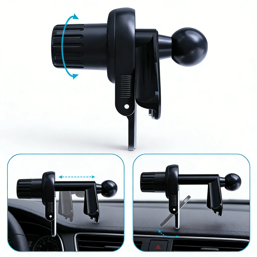 Universal 360 Rotation Magnetic Car Mount Strong Magnet Phone Holder For Car Screen Compatible With iPhone 15 MagSafe Xiaomi Vue