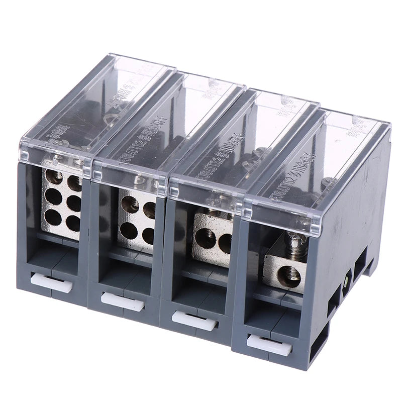 150A Din Rail Terminal Block Distribution Box One in Multiple out Universal Power Junction Box for Circuit Breaker Vue