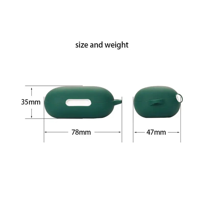 Hot-For Anker Sound Core Space A40 Silicone Headphone Protective Cover Washable Dustproof Charging Box Sleeve Shockproof C Vue