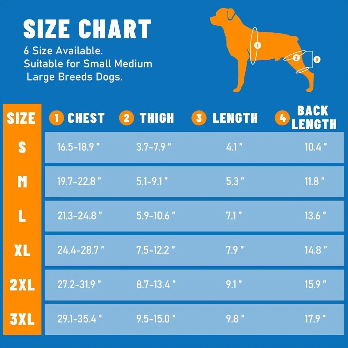 S-XXL Dog Knee Braces for Back Leg Adjustable Joint Sleeve Dog Back Leg Brace w/4 Metal Stabilizers for Hiking Exercise Outdoor Vue