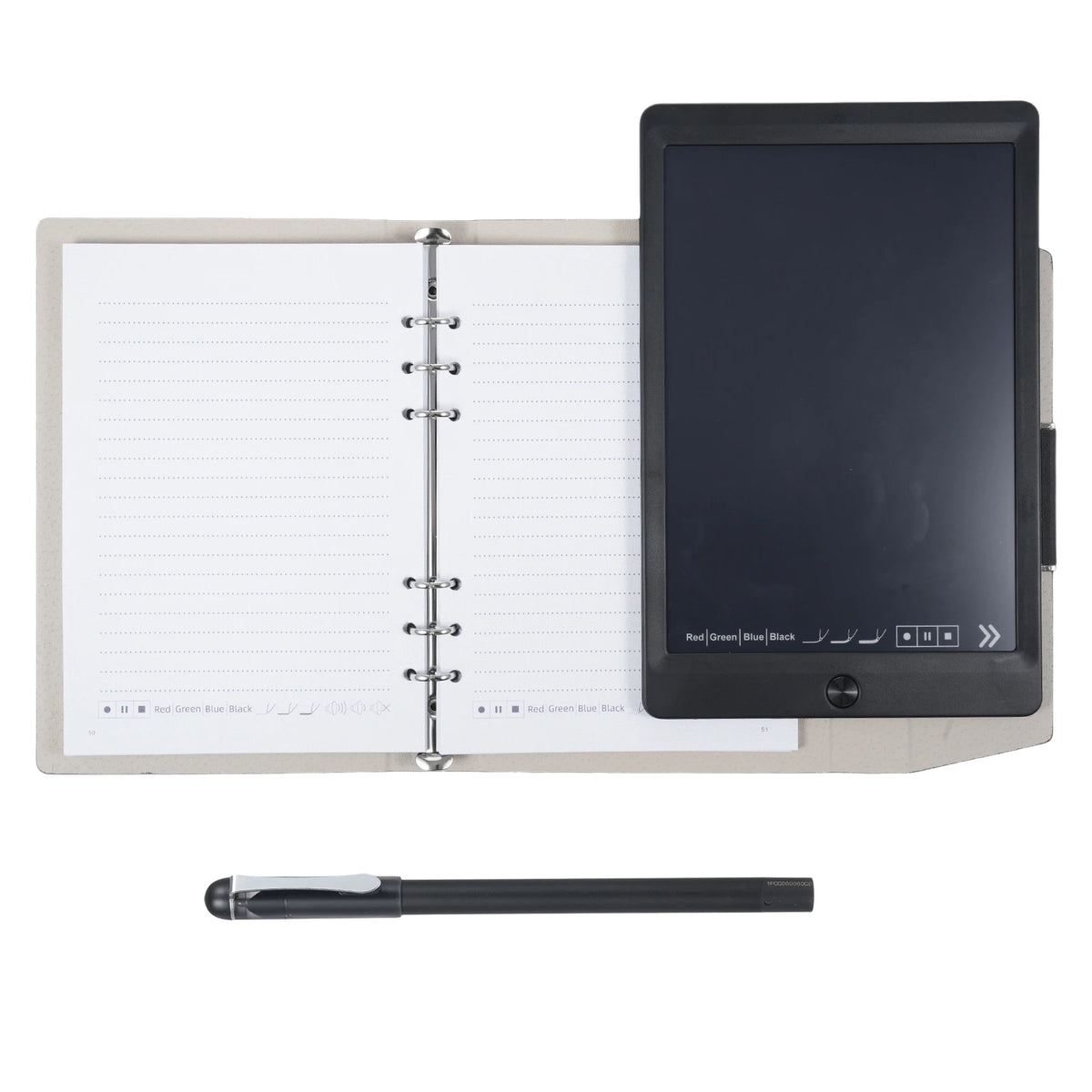 Notebook Digital Pen Smart Pen Writing Set Includes Smartpen Smart A5 PU Leather Notebook & Reusable Writing Tablet &amp Vue new