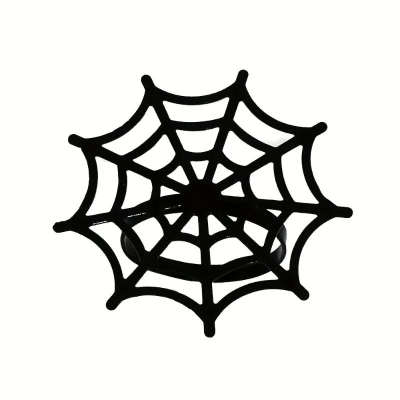 1-20PCS Spider Web Napkin Rings Halloween Party Table Decor for Hotel Restaurant Ghost Festival Dinner Napkin Holder Vue
