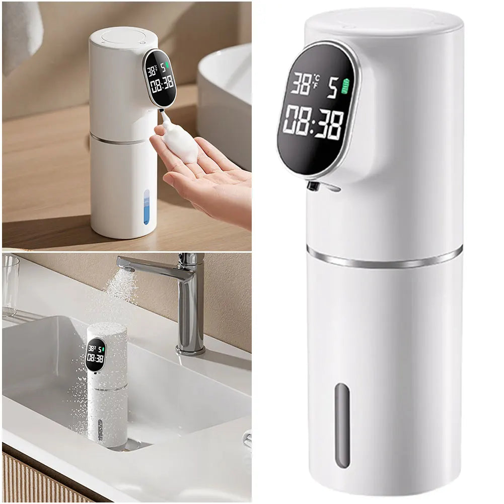 APWIKOGER Touchless Foam Soap Dispenser – LED Display 320ml Foam Soap Dispenser Vue
