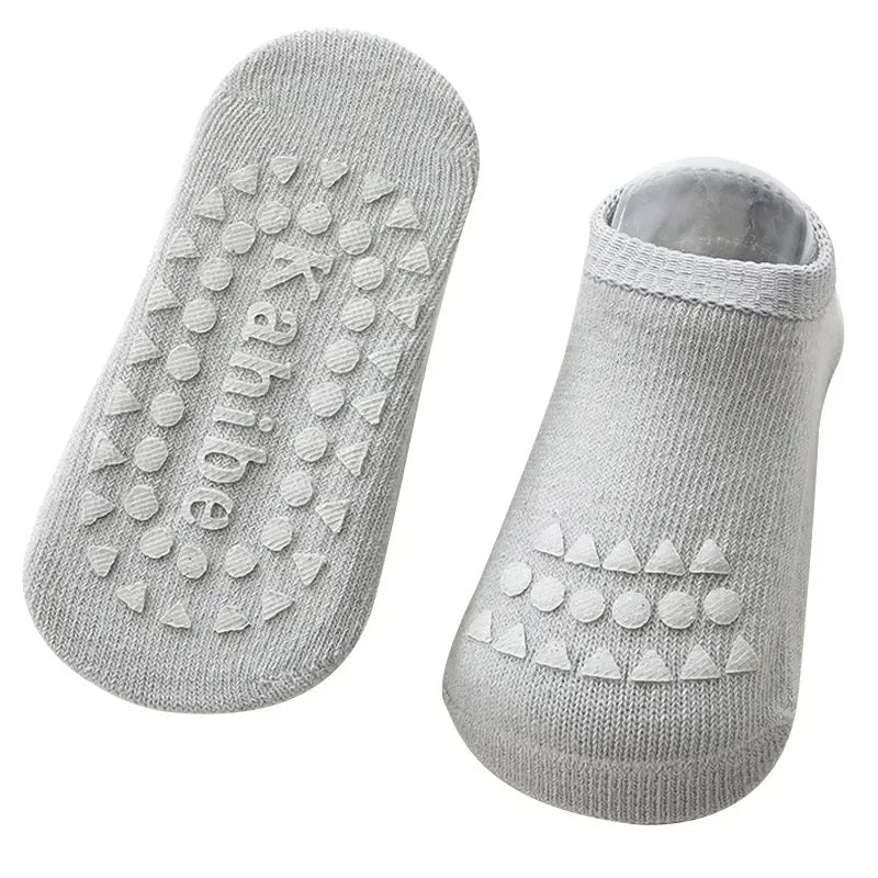 vvocci Baby Knee Set Pads Socks Safety Floor Sock Leg Knee Protector for Summer Solid Color Anti Slip Socks Kid Crawling Vue