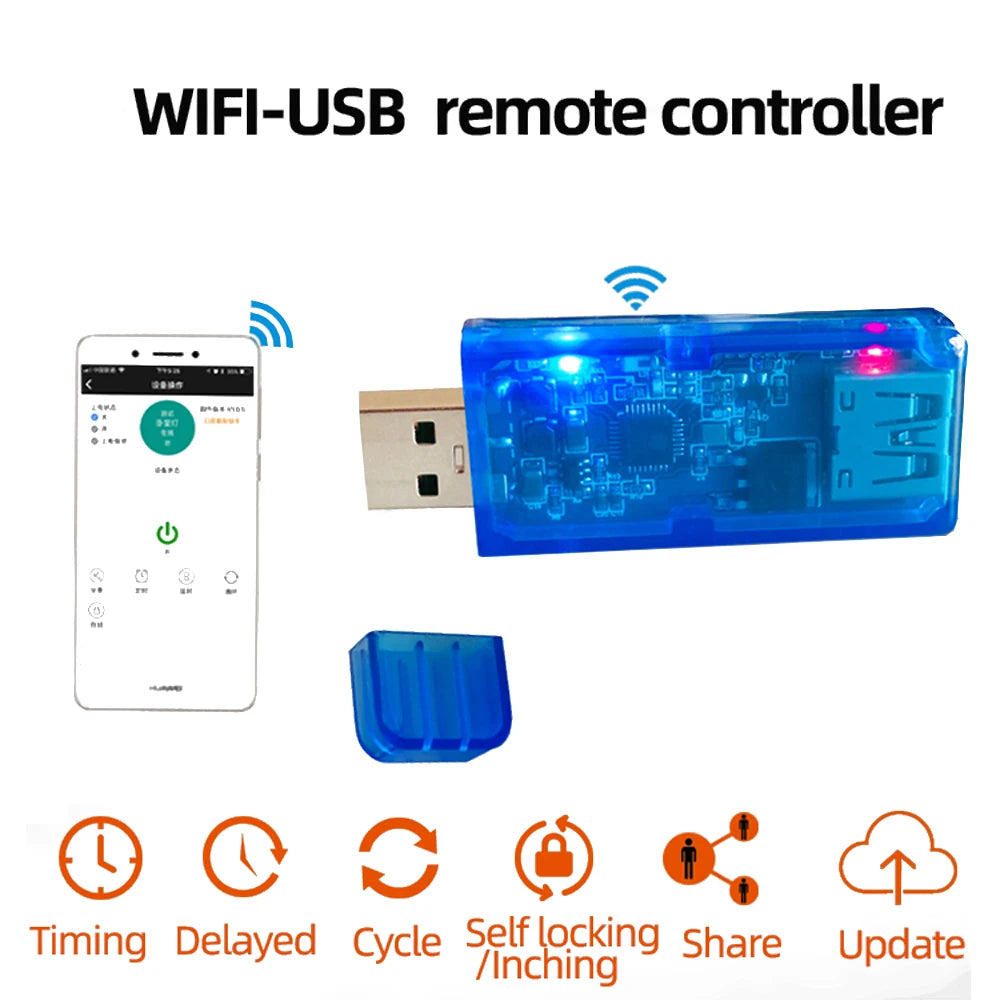 Sinilink WIFI-USB Mobile Phone Remote Controller 3.5-20V 5A 100W Mobile Phone APP Smart Home for Arduino with Indicator Light Vue