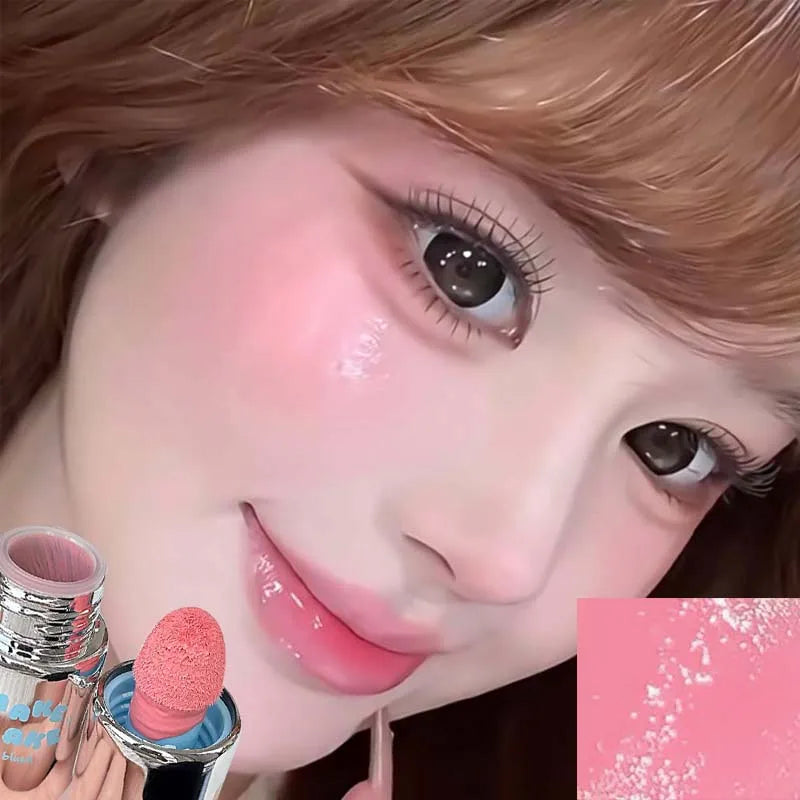 Liquid Is Smooth Waterproof Moisturizing Blush Non Sticky Cup Easy To Apply Natural Long Lasting Easy To Color Blusher Cosmetics Vue