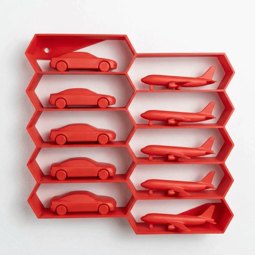 3D Printing Car Model Display Rack Creative Wall-mounted Car Model Protective Case Save Space Compact Collection Show Holder Vue