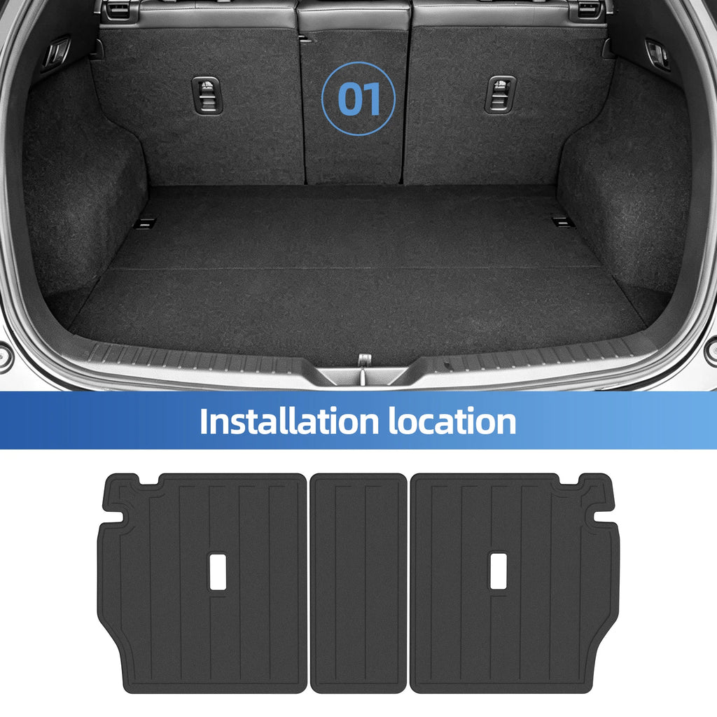 Smabee Right Drive for Mazda CX-5 CX5 KF Series Fuel 2017-2024 Car Floor Mats Trunk Pad TPE 3D Foot Pad Waterproof Accessories Vue