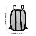 Universal Backpack Spacer Frame, Breathable Mesh Adjustable Airflow Support for Cycling Commuting, School Travel Camping Vue Black