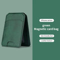 Luxury For Magsafe Magnetic Leather Wallet Holder Case For iPhone 16 15 14 13 12 Pro Max Card Holder Phone Bag Cover Accessories Vue 5