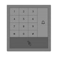 Classical RFID 125Khz EMID Touch Key Standalone Access Control Keypad Wiegand Reader With Wg26 Output Vue Default Title