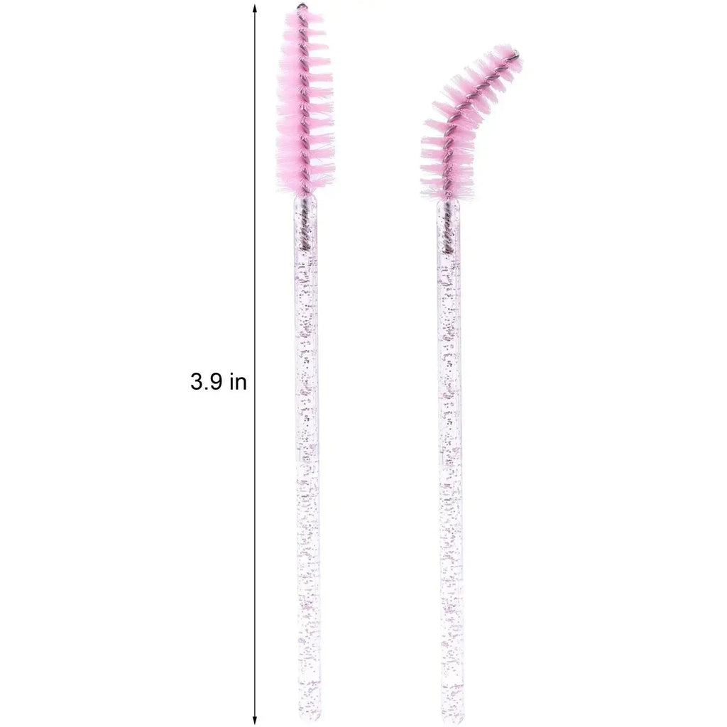 Wholesale Eye Beauty Tools 100/500/1000pcs Disposable Mascara Wands Eyelash Brush Lash Extension Colorful Spoolies for Eyebrow Vue