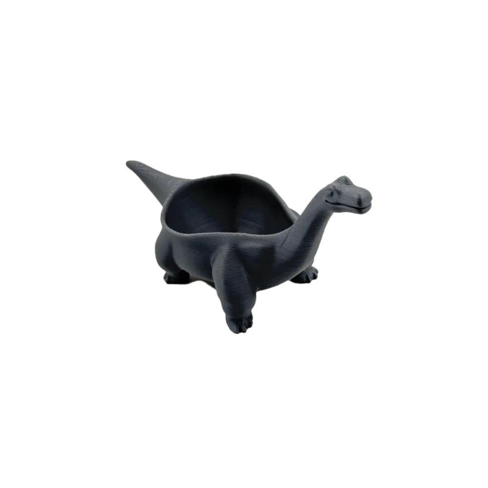 Container 3D Printed Dinosaur Flowerpot Funny Ornaments Mini Flower Pot Desktop Decoration Plant Planting Pot Table Vue Grey Diplodocus