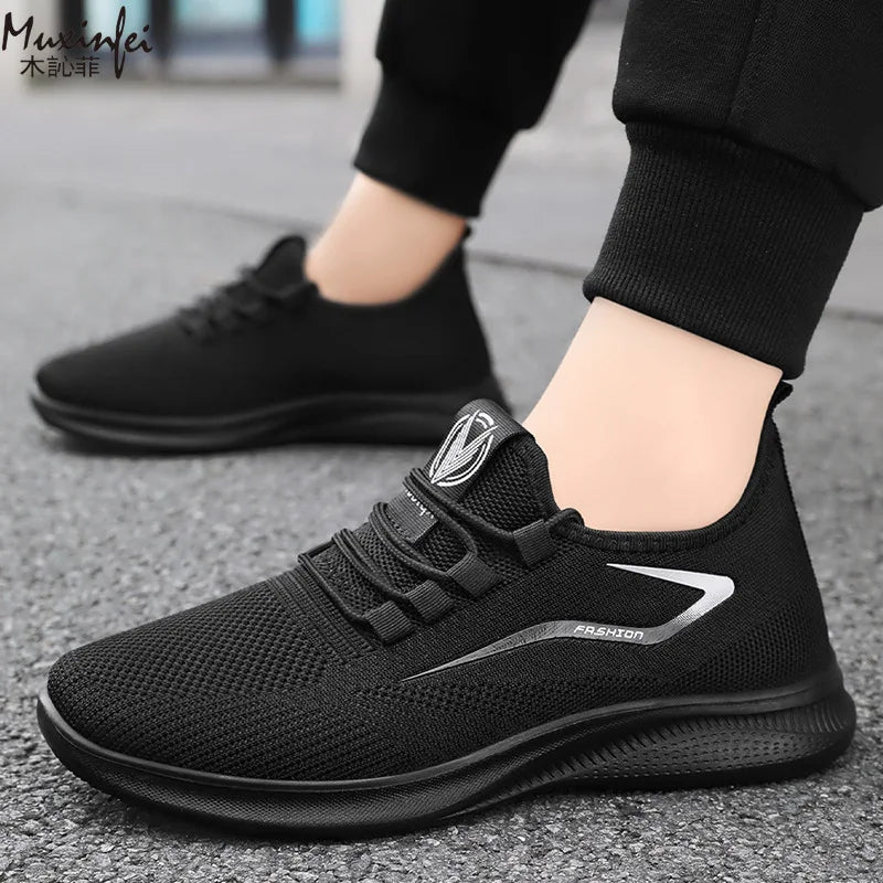 Men's Breathable Mesh Sneakers – Lightweight Non-Slip Casual Shoes Men's Mesh Sneakers Vue