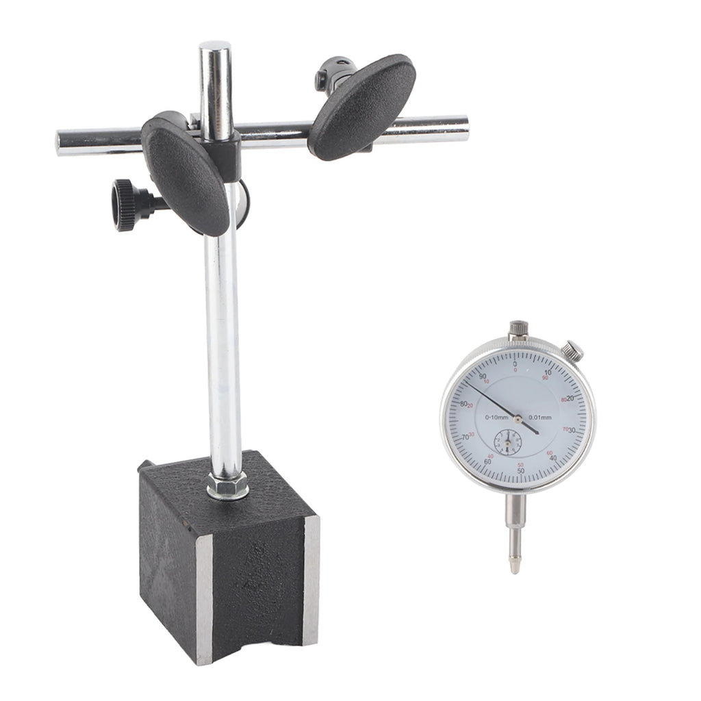 Measurement Indicator British 0‑1"/ Percentile 0‑5/10 mm Indicator Accuracy 0.01mm with Magnetic Base Vue