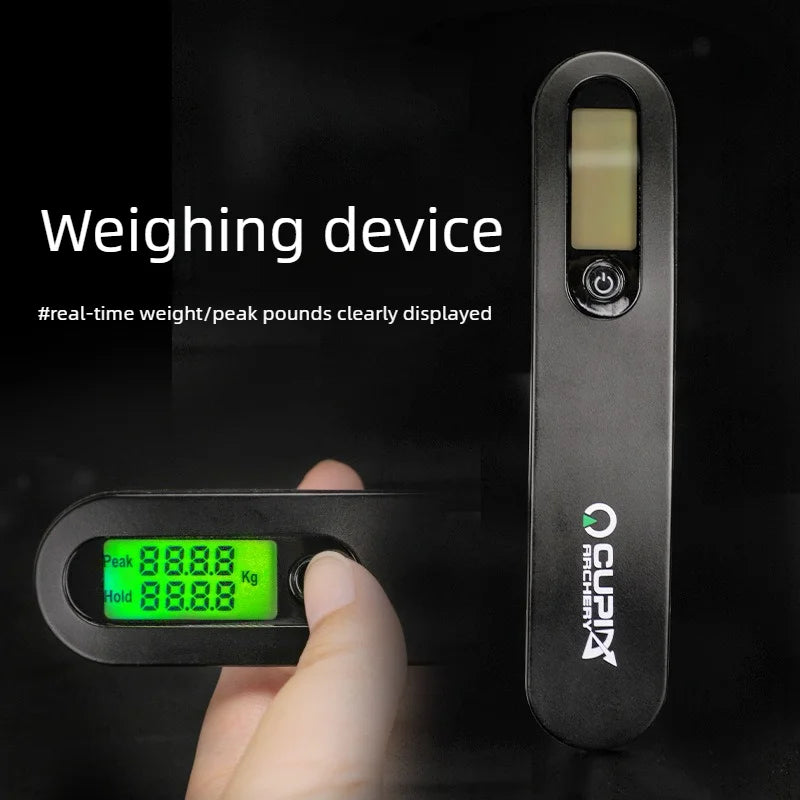 Bow Draw Weight Gauge Metal Archery Scale Recurve Compound Bow Pull Weight Tester Professional Bow Tuning Tool Vue Double test