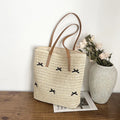 Summer Beach Large Capacity Tote Bag Women Shoulder Handmade Woven