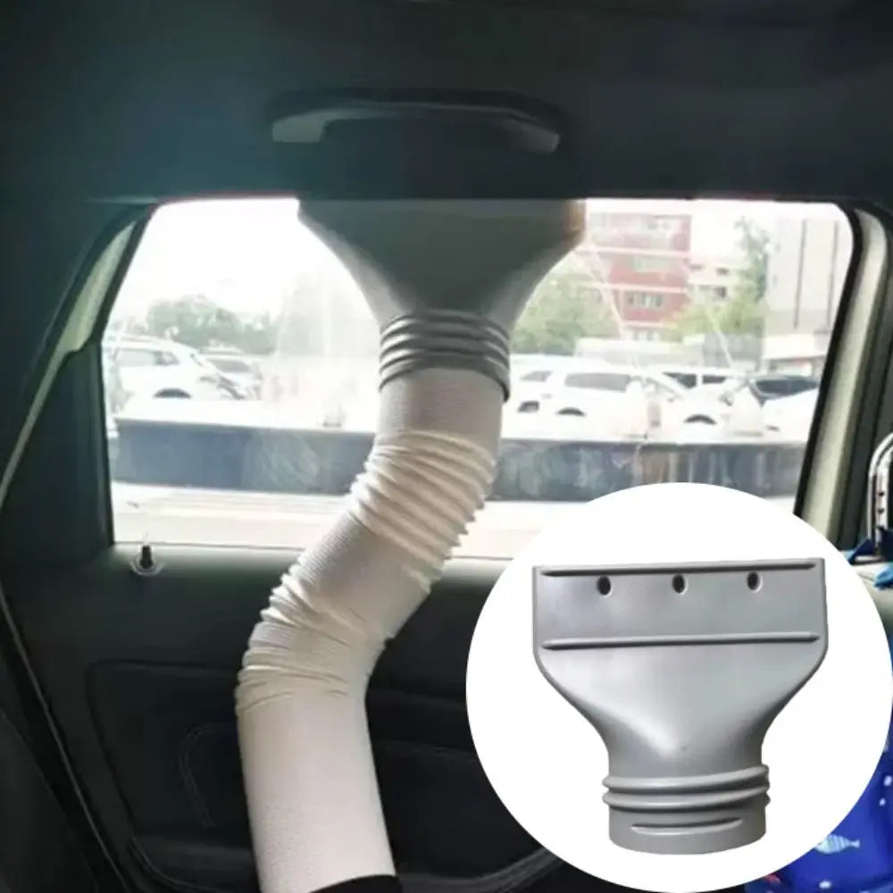Flat Hose Hose Adapter Vent Tube Coupler Exhaust Hose Adapter Exhaust Nozzle Portable Vent Connector Air Conditioning Vue
