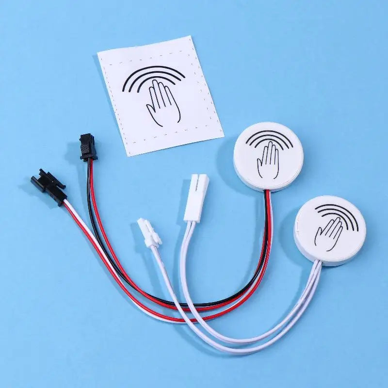 2Pin Partition Touch Sensor Switch Dimmer Hand Sweep Controller Through Panel, Wood, Stone, Glass 3.7V-24V Vue