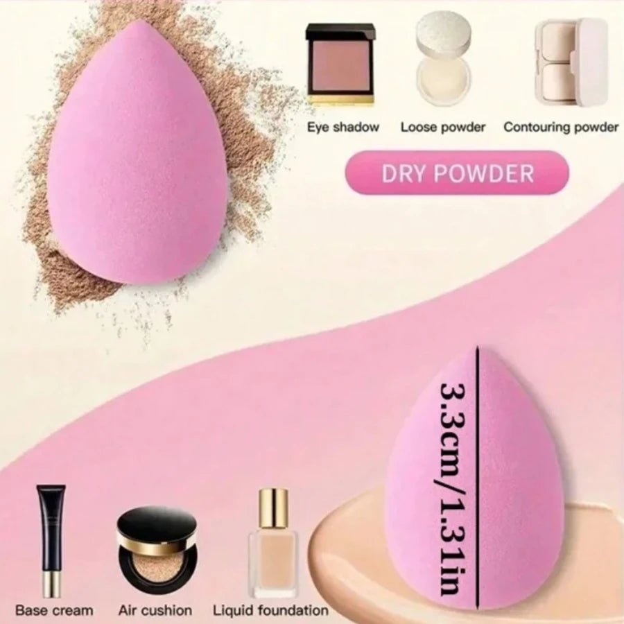 20PCS Mini Finger Puffs - Multipurpose Makeup Sponges for Foundation/Cream/Powder/Concealer, Ultra-Soft & Portable Vue