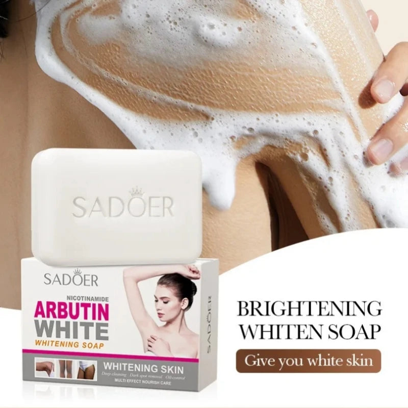 Niacinamide Arbutin Soap Moisturizing and Brightening Deep Cleansing Body Wash Foam Cleanser Handmade Soap Vue