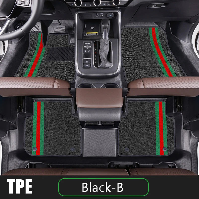 Car Special Floor Mat For Toyota Camry 2006-2011,2012-2023 Interior Accessories TPE Wear-resistant Carpet Tapestry Styling Vue black-B Camry 2006-2011