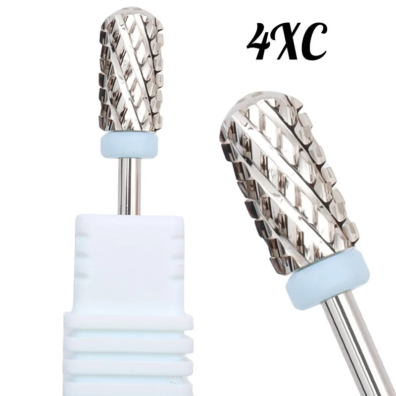 5in1 Advanced Round Tungsten Carbide Nail Drill Bit for Electric Manicure Machines Cuticle Clean Home Salon Use Vue 4XC