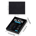 10 Sheets Black Clothes Dye Restorer, Washing Machine Safe Color Repair Sheets for Faded Clothes, Deep Dark Fabric Reviver Vue A