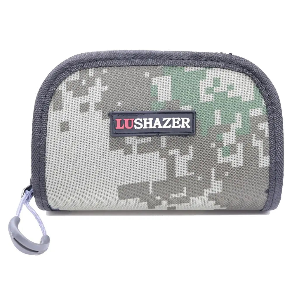 Outdoor Metal Lures Spoon Baits Tackle Box Storage Case Fishing Accessories Lures Bag Vue 1