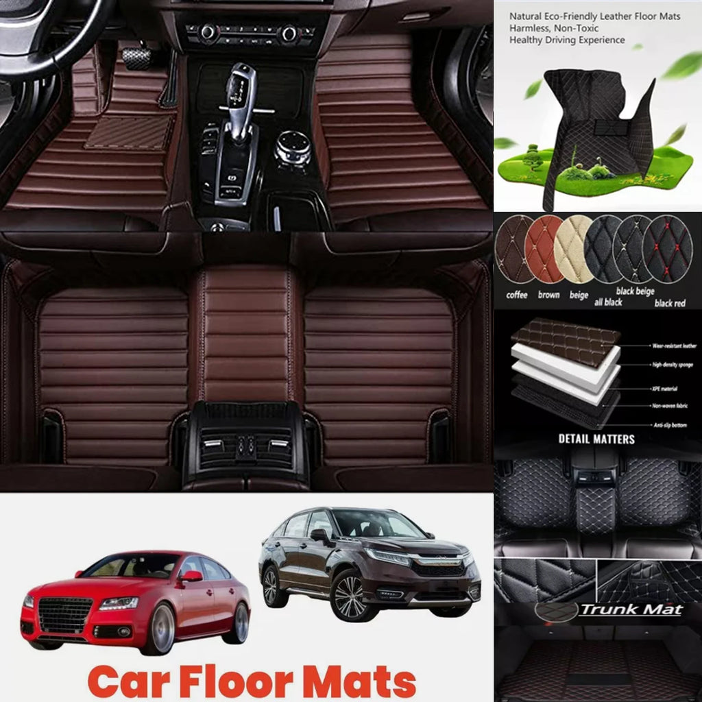 5D leather waterproof Custom Car Floor Mats For Toyota Toyota CHR C-HR Auto Carpets Foot Coche Accessorie liners Vue