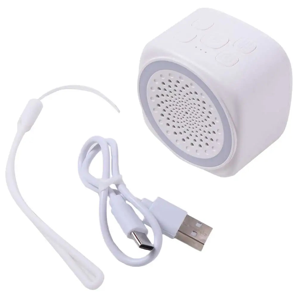 with RGB Lighting Baby White Noise Machine White 26 Types Soothing Music Sleep Sound Player Night Light with Timer Soft Lighting Vue
