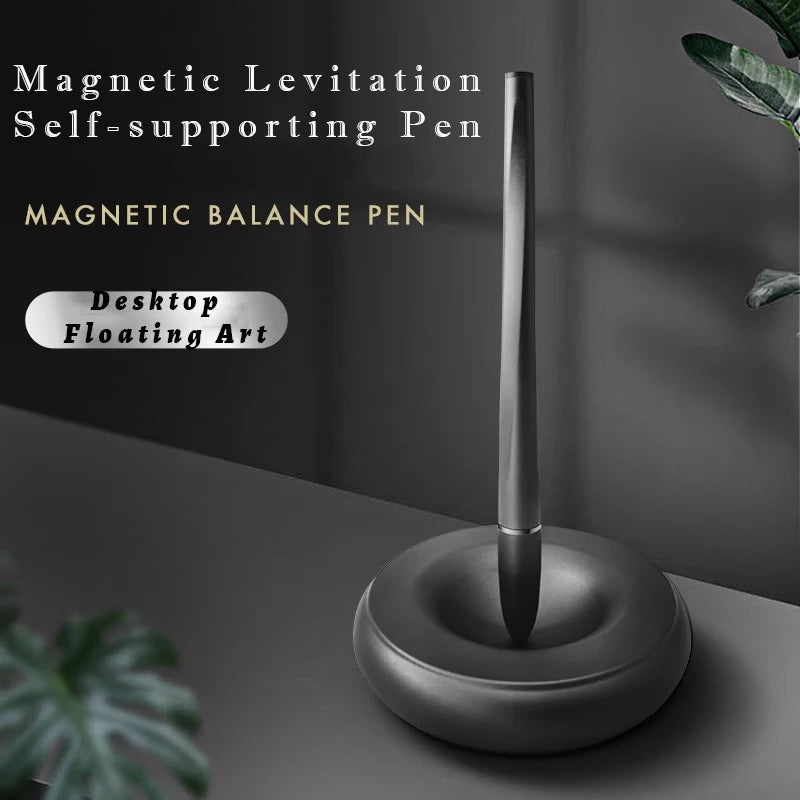 Magnetic Levitation Self Supporting Signature Pen Swing Freely Not Fall Self-Stand Hover Pen high-grade Business Office Ornament Vue