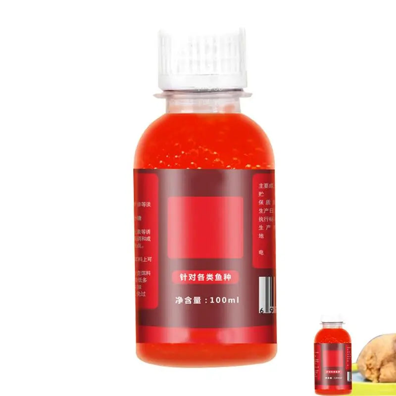 Red Worm Fishing Bait Additive Liquid Concentrate 60ml/100ml Fishing Bait Additive Vue