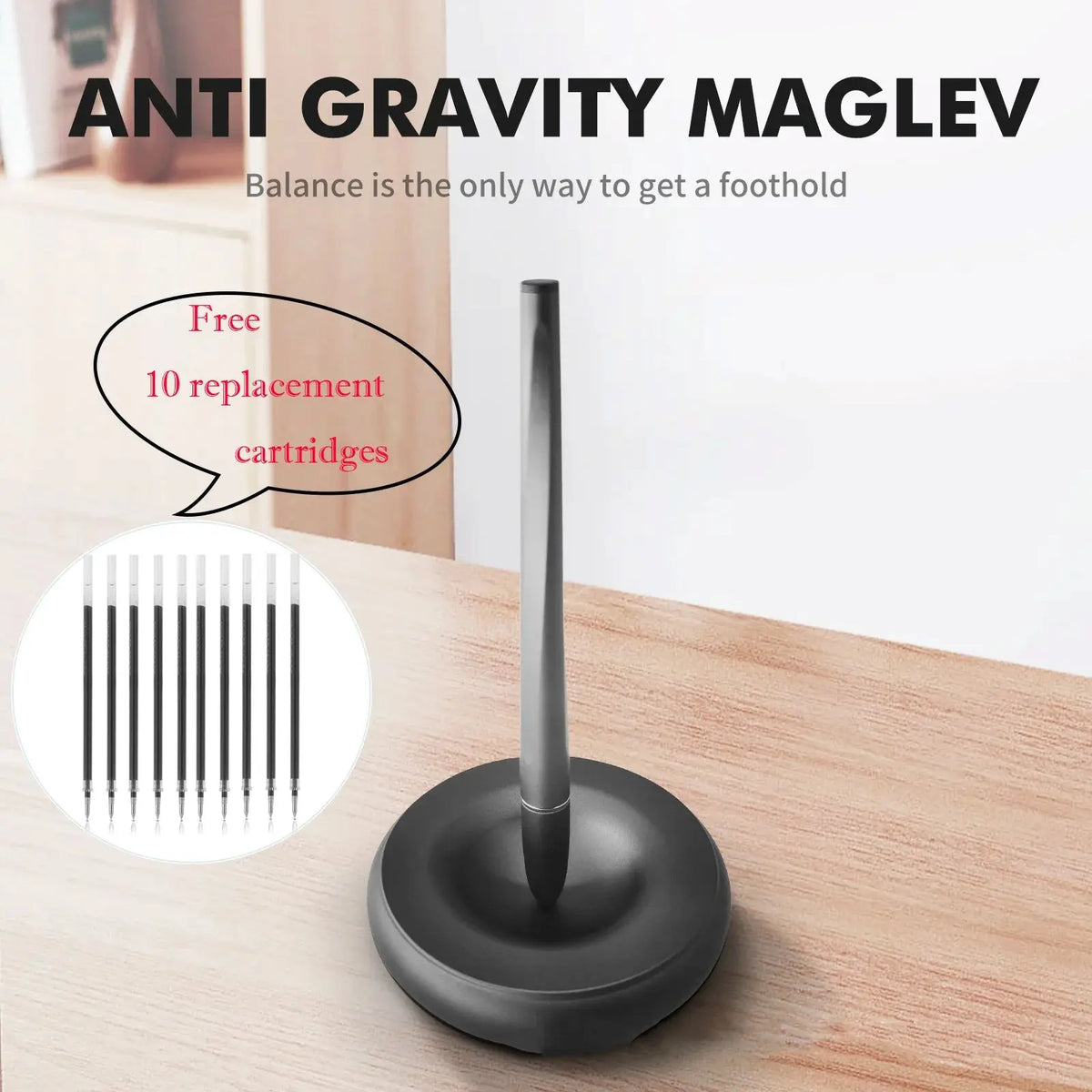 Anti-gravity Magnetic Levitation Pen Office Business Souvenir Stationery Pen Magnetic Signature Pen Magnetic Attraction Does Vue