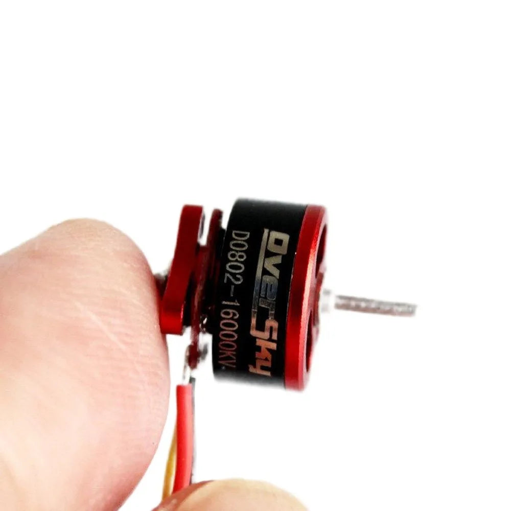 D0802 Brushless Motor 16000KV 19000KV 25000KV 1.0mm Shaft 9N12P 1-2S Lipo for 65-85mm FPV Quadcopter Frame Replacement Motor Vue 16000KV Other