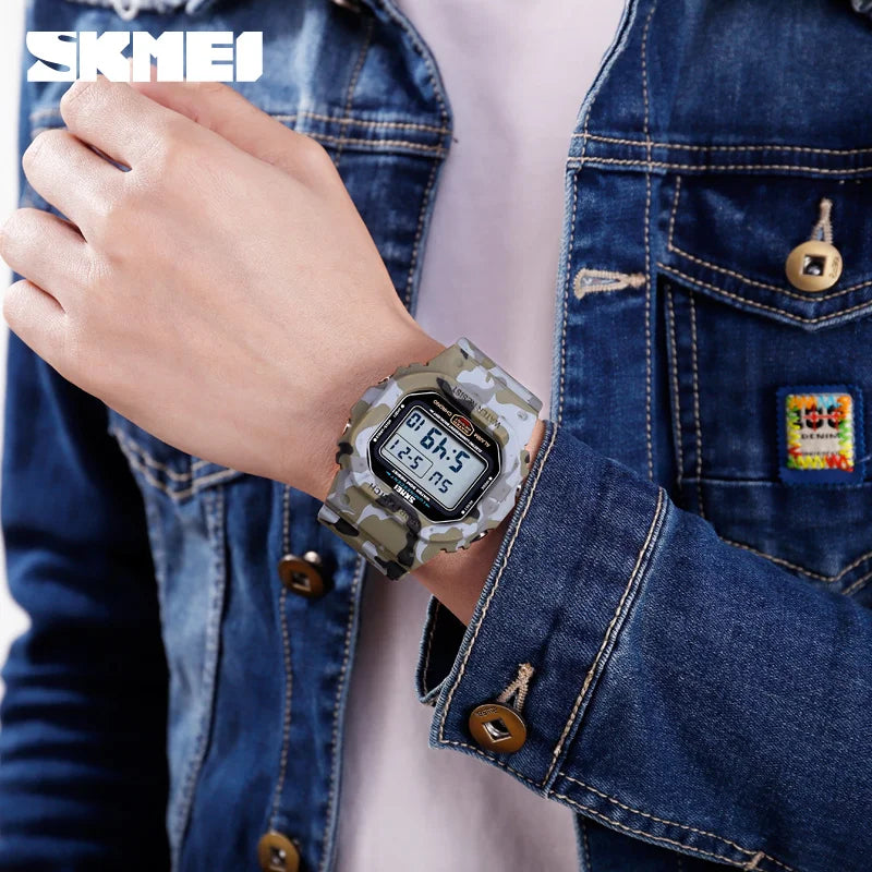 SKMEI 1471 Men's Military LED Digital Sport Watch | Waterproof Digital Sport Watch Vue