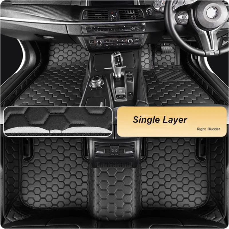 5D leather waterproof Custom Car Floor Mats For BMW X7 G07 Auto Carpets Foot Coche liners Vue